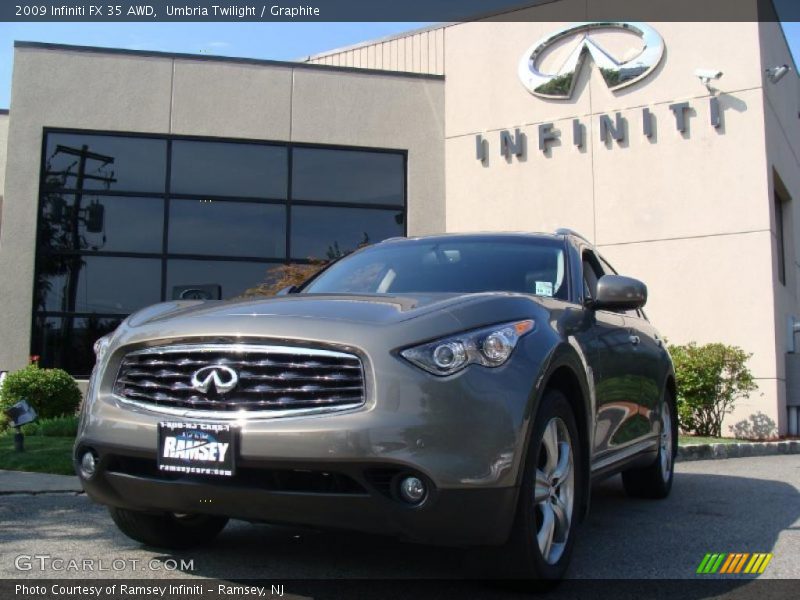 Umbria Twilight / Graphite 2009 Infiniti FX 35 AWD