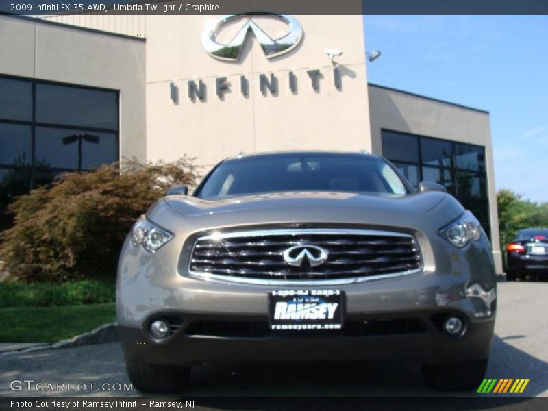 Umbria Twilight / Graphite 2009 Infiniti FX 35 AWD