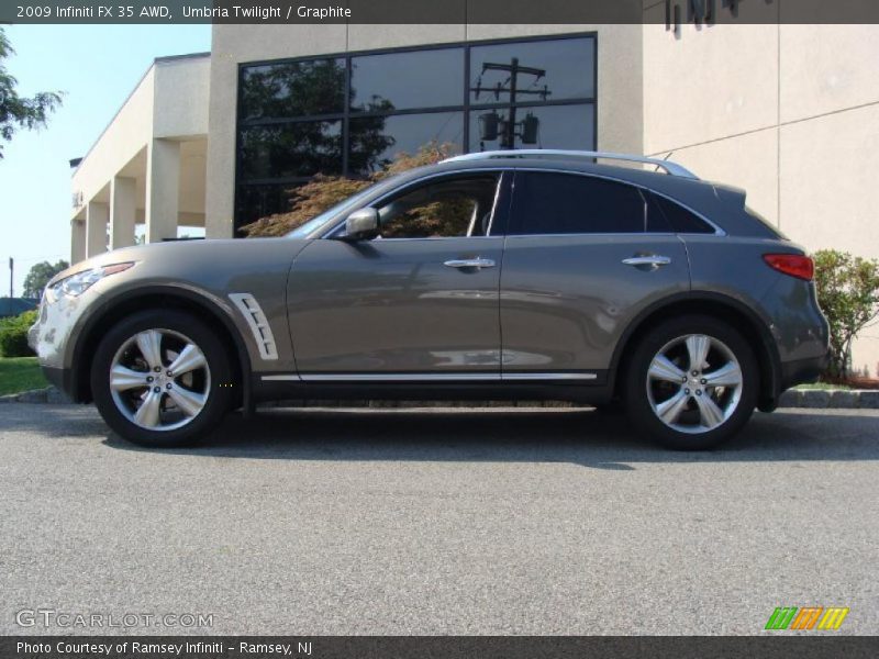 Umbria Twilight / Graphite 2009 Infiniti FX 35 AWD