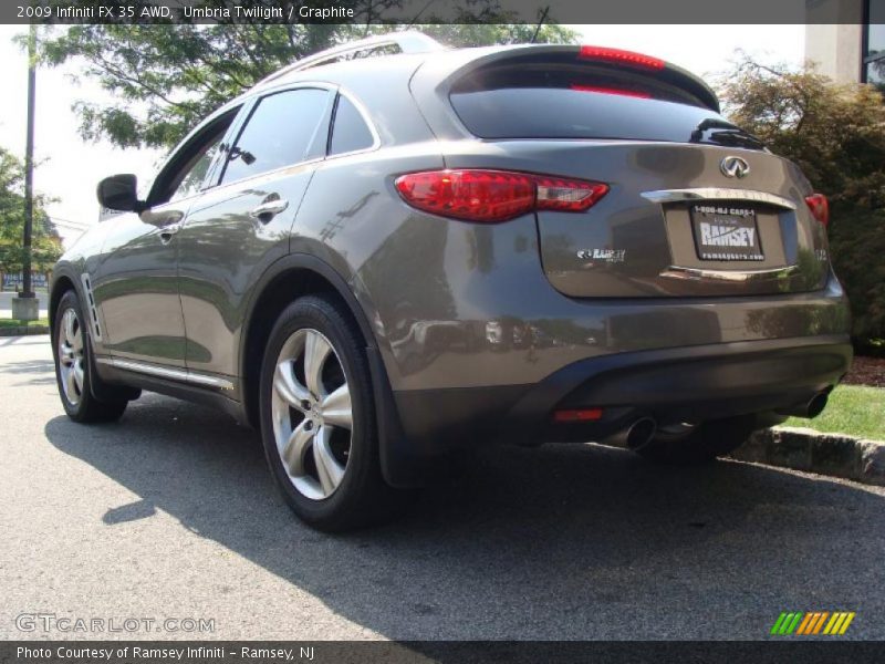 Umbria Twilight / Graphite 2009 Infiniti FX 35 AWD