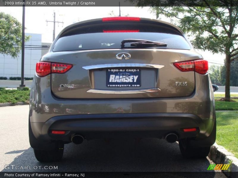 Umbria Twilight / Graphite 2009 Infiniti FX 35 AWD