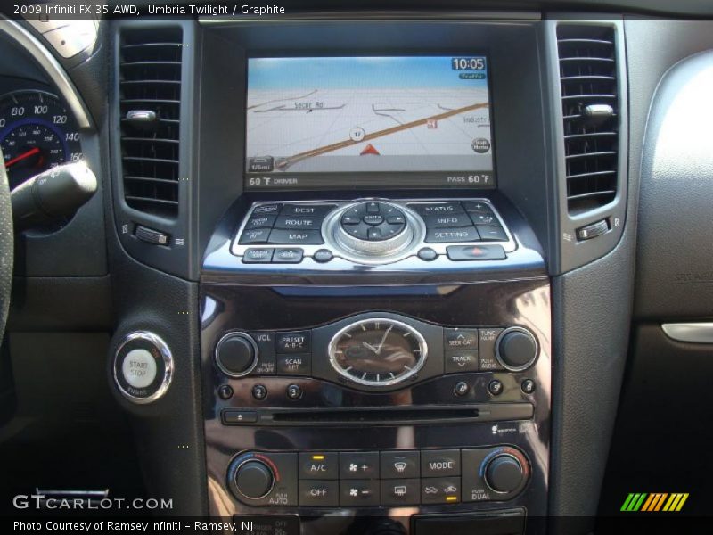Umbria Twilight / Graphite 2009 Infiniti FX 35 AWD