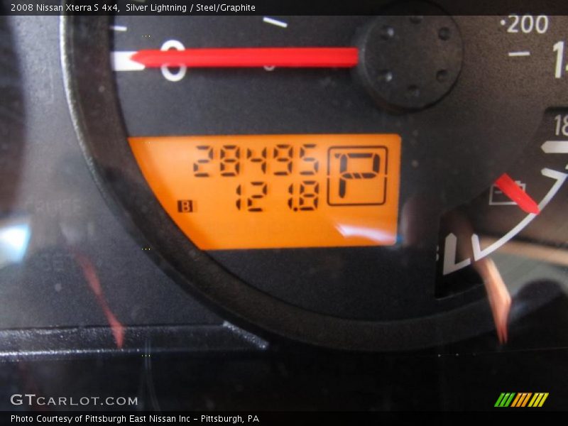 Silver Lightning / Steel/Graphite 2008 Nissan Xterra S 4x4