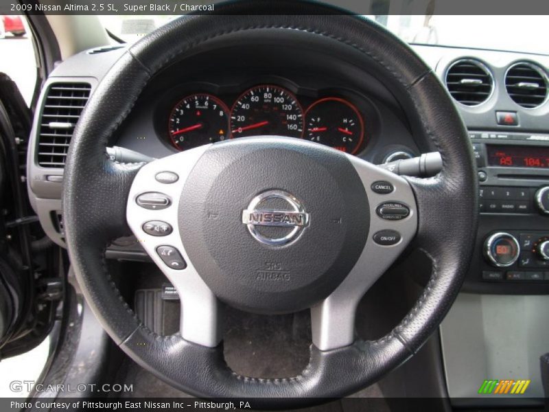 Super Black / Charcoal 2009 Nissan Altima 2.5 SL