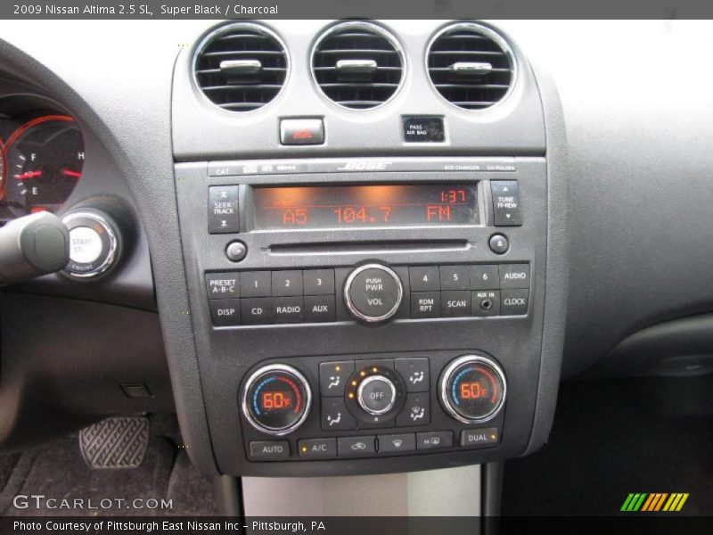 Super Black / Charcoal 2009 Nissan Altima 2.5 SL