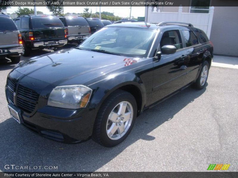Brilliant Black Crystal Pearl / Dark Slate Gray/Medium Slate Gray 2005 Dodge Magnum SXT AWD