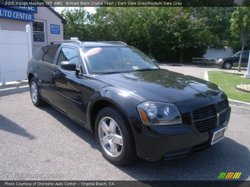 Brilliant Black Crystal Pearl / Dark Slate Gray/Medium Slate Gray 2005 Dodge Magnum SXT AWD