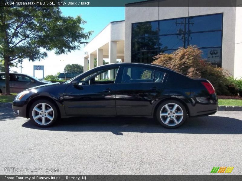 Onyx Black / Black 2004 Nissan Maxima 3.5 SE