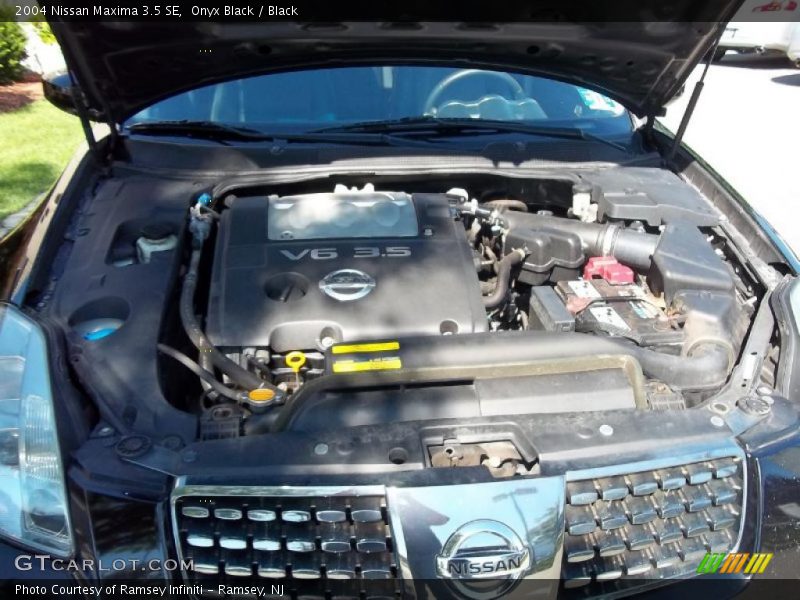Onyx Black / Black 2004 Nissan Maxima 3.5 SE