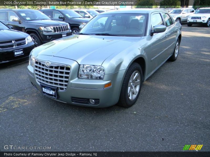 Butane Blue Pearlcoat / Dark Slate Gray/Light Graystone 2006 Chrysler 300 Touring