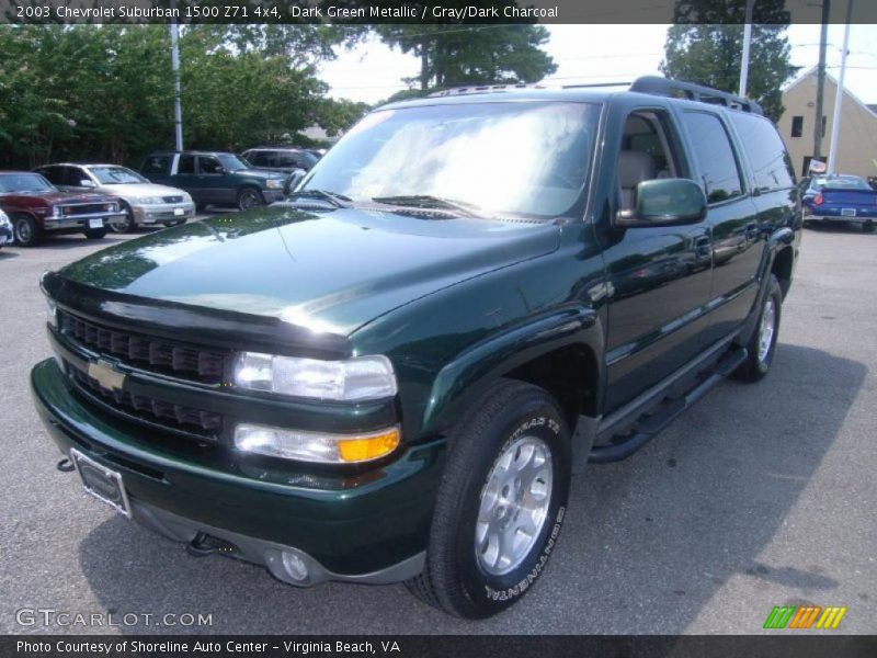 Front 3/4 View of 2003 Suburban 1500 Z71 4x4