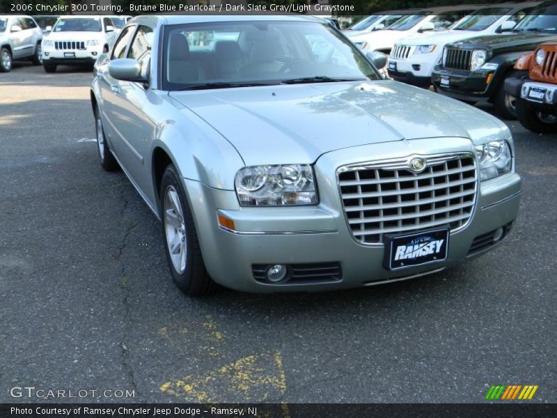 Butane Blue Pearlcoat / Dark Slate Gray/Light Graystone 2006 Chrysler 300 Touring