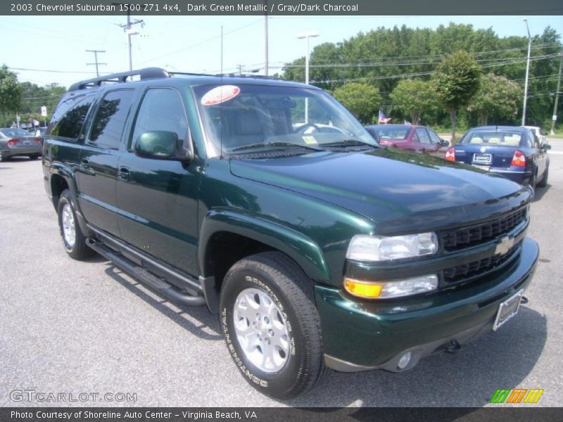 Front 3/4 View of 2003 Suburban 1500 Z71 4x4