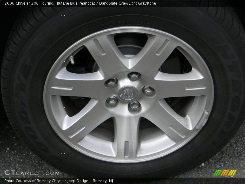 Butane Blue Pearlcoat / Dark Slate Gray/Light Graystone 2006 Chrysler 300 Touring