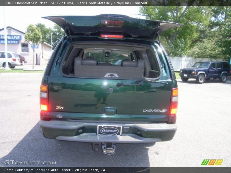 Dark Green Metallic / Gray/Dark Charcoal 2003 Chevrolet Suburban 1500 Z71 4x4