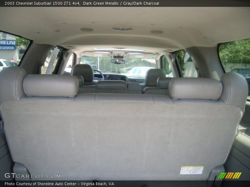 Dark Green Metallic / Gray/Dark Charcoal 2003 Chevrolet Suburban 1500 Z71 4x4