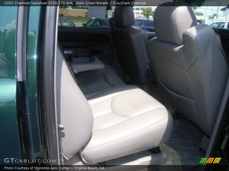 Dark Green Metallic / Gray/Dark Charcoal 2003 Chevrolet Suburban 1500 Z71 4x4