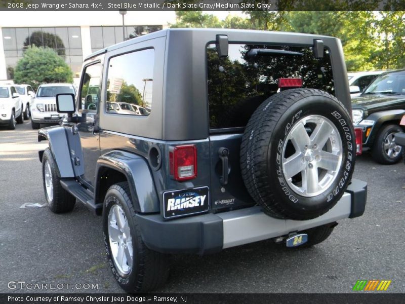 Steel Blue Metallic / Dark Slate Gray/Medium Slate Gray 2008 Jeep Wrangler Sahara 4x4