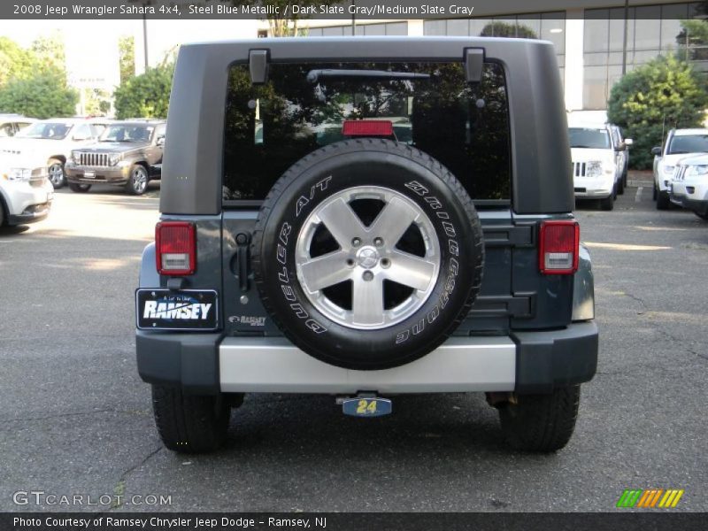 Steel Blue Metallic / Dark Slate Gray/Medium Slate Gray 2008 Jeep Wrangler Sahara 4x4