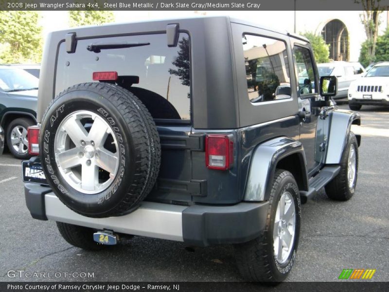 Steel Blue Metallic / Dark Slate Gray/Medium Slate Gray 2008 Jeep Wrangler Sahara 4x4