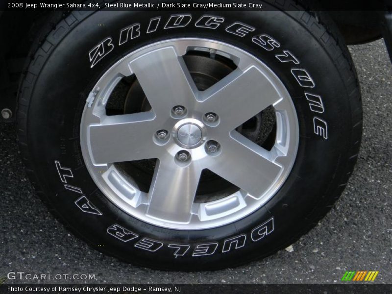 Steel Blue Metallic / Dark Slate Gray/Medium Slate Gray 2008 Jeep Wrangler Sahara 4x4