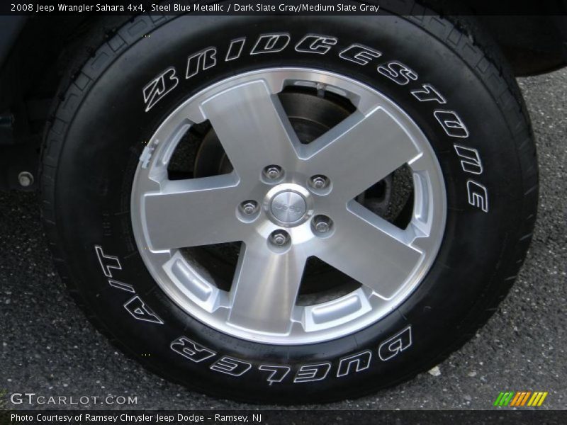 Steel Blue Metallic / Dark Slate Gray/Medium Slate Gray 2008 Jeep Wrangler Sahara 4x4