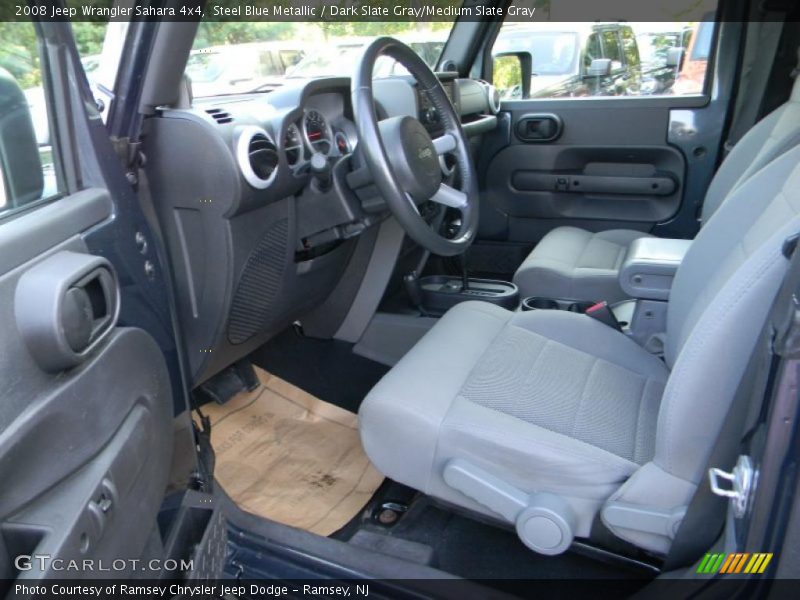 Steel Blue Metallic / Dark Slate Gray/Medium Slate Gray 2008 Jeep Wrangler Sahara 4x4