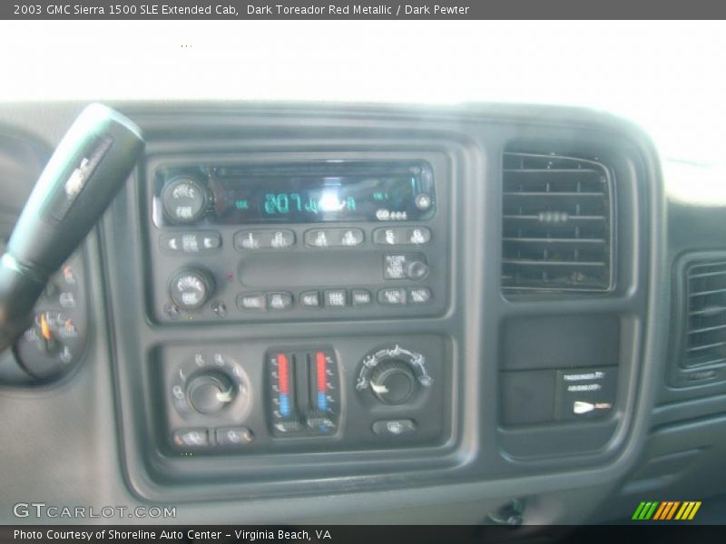 Dark Toreador Red Metallic / Dark Pewter 2003 GMC Sierra 1500 SLE Extended Cab