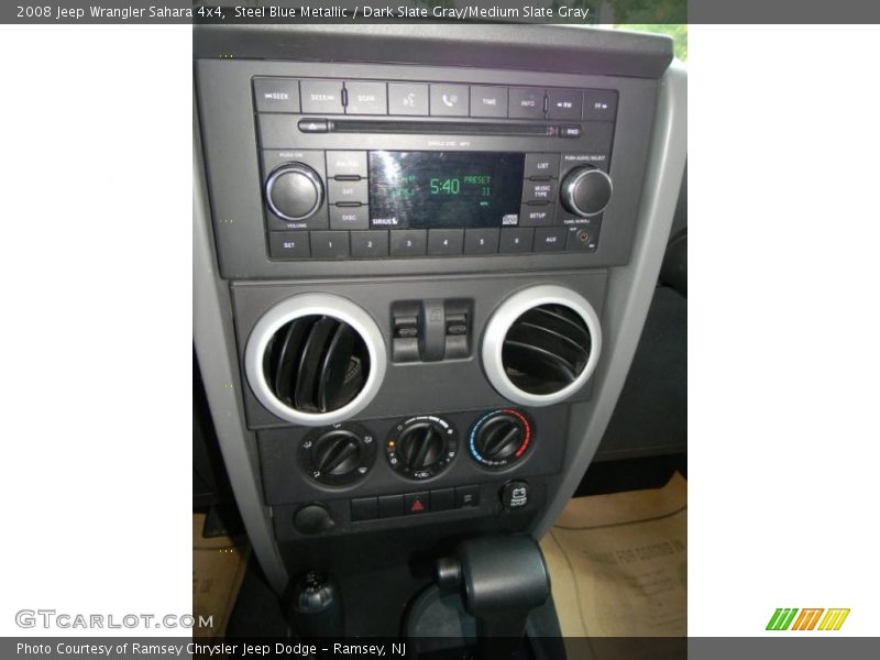 Steel Blue Metallic / Dark Slate Gray/Medium Slate Gray 2008 Jeep Wrangler Sahara 4x4