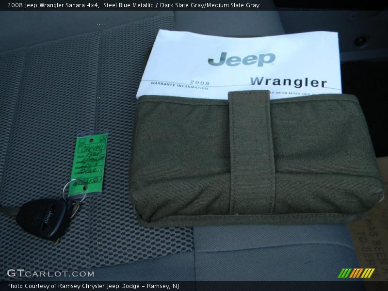 Steel Blue Metallic / Dark Slate Gray/Medium Slate Gray 2008 Jeep Wrangler Sahara 4x4