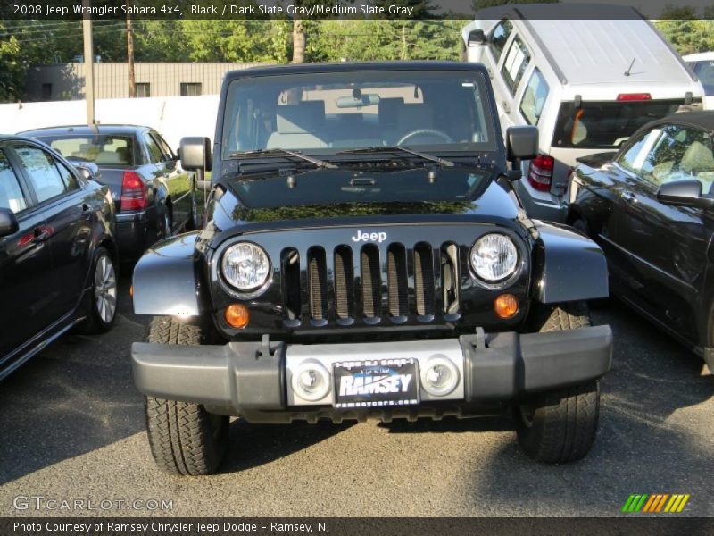 Black / Dark Slate Gray/Medium Slate Gray 2008 Jeep Wrangler Sahara 4x4
