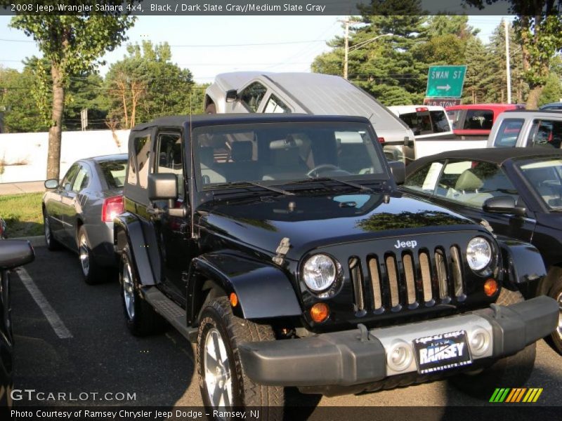 Black / Dark Slate Gray/Medium Slate Gray 2008 Jeep Wrangler Sahara 4x4