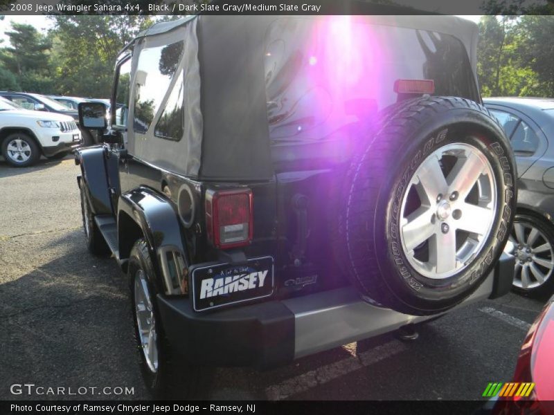 Black / Dark Slate Gray/Medium Slate Gray 2008 Jeep Wrangler Sahara 4x4