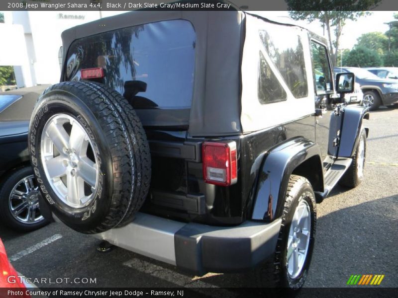 Black / Dark Slate Gray/Medium Slate Gray 2008 Jeep Wrangler Sahara 4x4