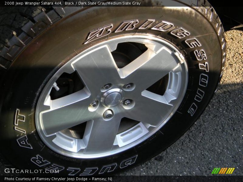 Black / Dark Slate Gray/Medium Slate Gray 2008 Jeep Wrangler Sahara 4x4