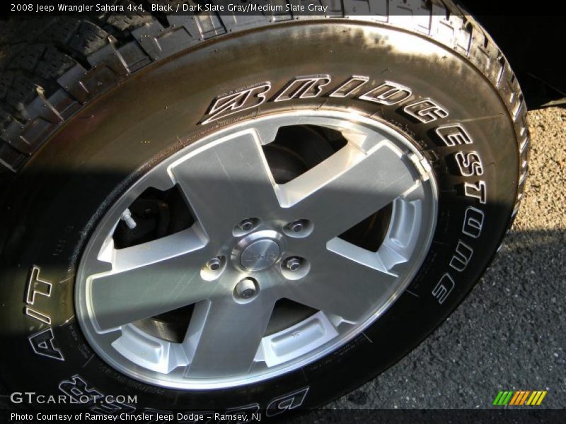 Black / Dark Slate Gray/Medium Slate Gray 2008 Jeep Wrangler Sahara 4x4