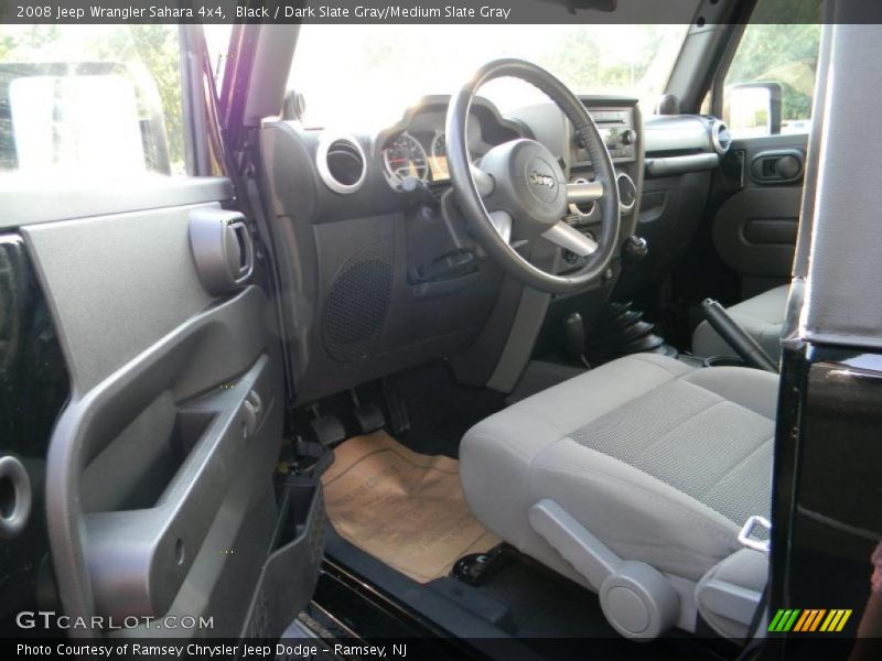 Black / Dark Slate Gray/Medium Slate Gray 2008 Jeep Wrangler Sahara 4x4