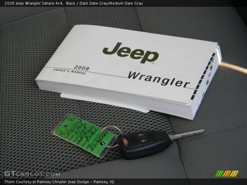 Black / Dark Slate Gray/Medium Slate Gray 2008 Jeep Wrangler Sahara 4x4