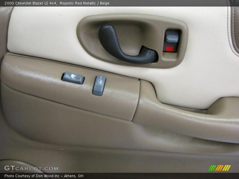 Majestic Red Metallic / Beige 2000 Chevrolet Blazer LS 4x4