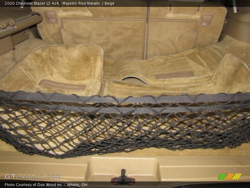Majestic Red Metallic / Beige 2000 Chevrolet Blazer LS 4x4