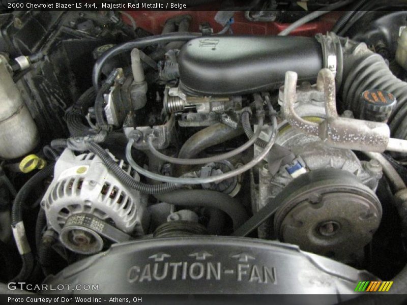 Majestic Red Metallic / Beige 2000 Chevrolet Blazer LS 4x4