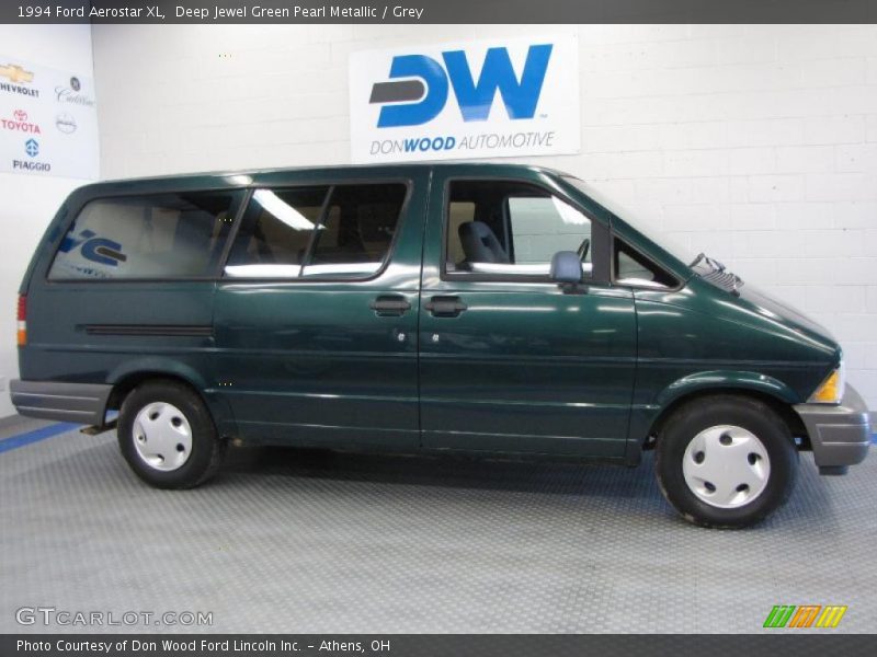 Deep Jewel Green Pearl Metallic / Grey 1994 Ford Aerostar XL