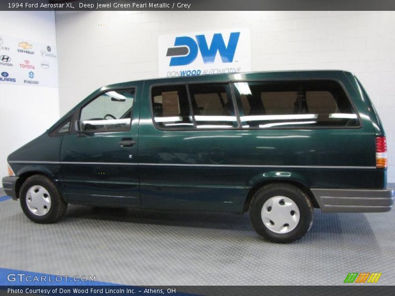Deep Jewel Green Pearl Metallic / Grey 1994 Ford Aerostar XL