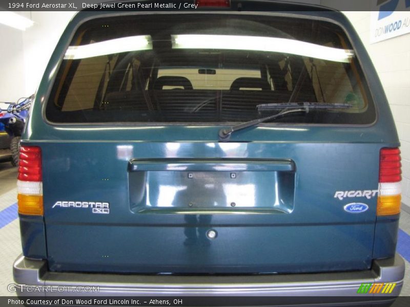 Deep Jewel Green Pearl Metallic / Grey 1994 Ford Aerostar XL