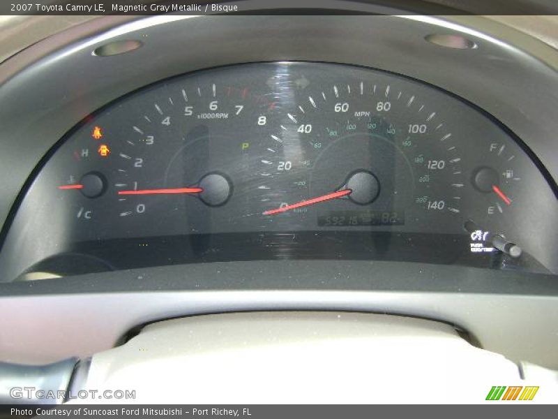 Magnetic Gray Metallic / Bisque 2007 Toyota Camry LE