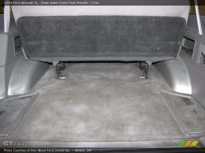 Deep Jewel Green Pearl Metallic / Grey 1994 Ford Aerostar XL