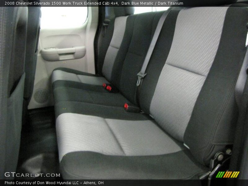  2008 Silverado 1500 Work Truck Extended Cab 4x4 Dark Titanium Interior