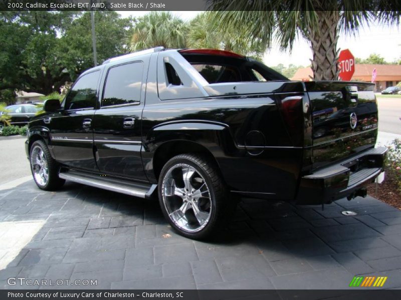 Sable Black / Shale 2002 Cadillac Escalade EXT AWD