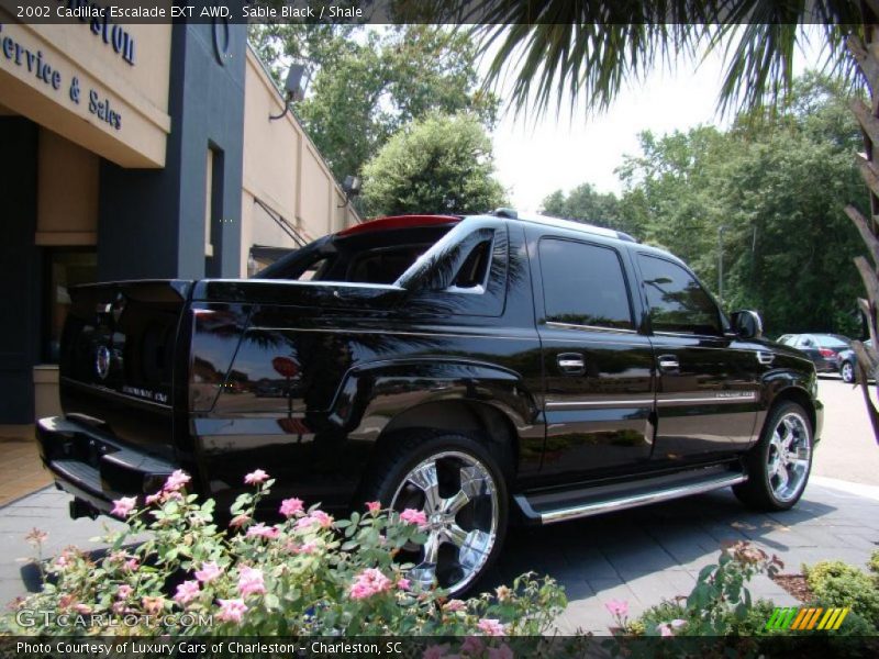 Sable Black / Shale 2002 Cadillac Escalade EXT AWD