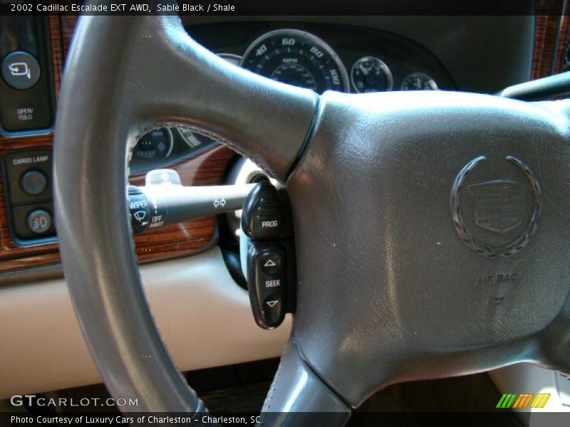 Sable Black / Shale 2002 Cadillac Escalade EXT AWD